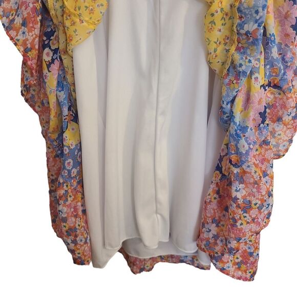 Jona Michelle Dress Tiered Chiffon Fully Lines‎ Size 10 - Picture 4 of 13